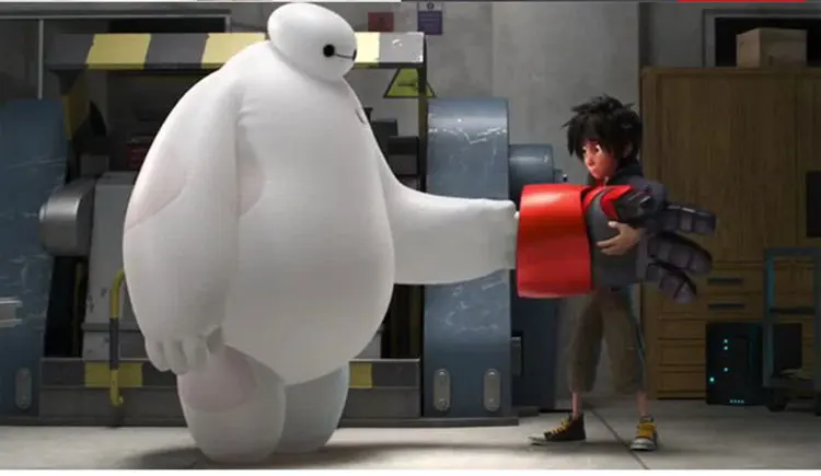 Высокое качество большой размер 50 см Baymax мультфильм фильм плюшевая Мягкая игрушка игрушки Большой Герой 6 детские игрушки baymax плюшевые дети подарок 40 и 30 см