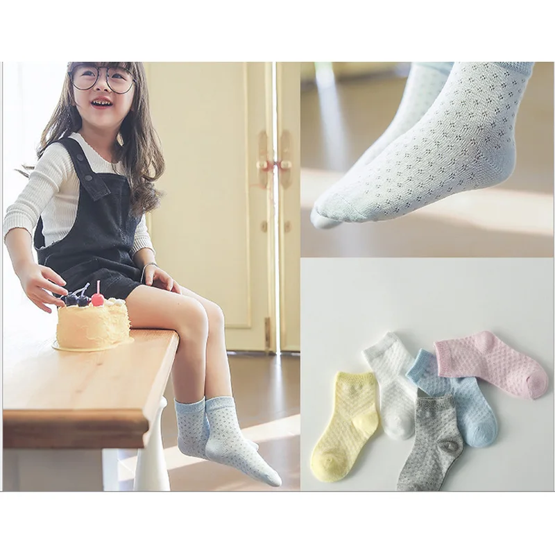 

0-10year Free shipping autumn spring, cotton baby socks children sock solid net cartoon Girl,boy socks wholesale 10pair/lot