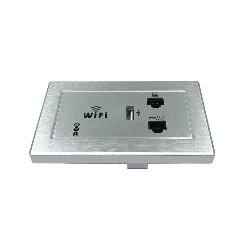 

ANDDEAR white Wall AP high quality hotel room Wi-Fi cover mini wall mount AP router access point can pick up the phone line