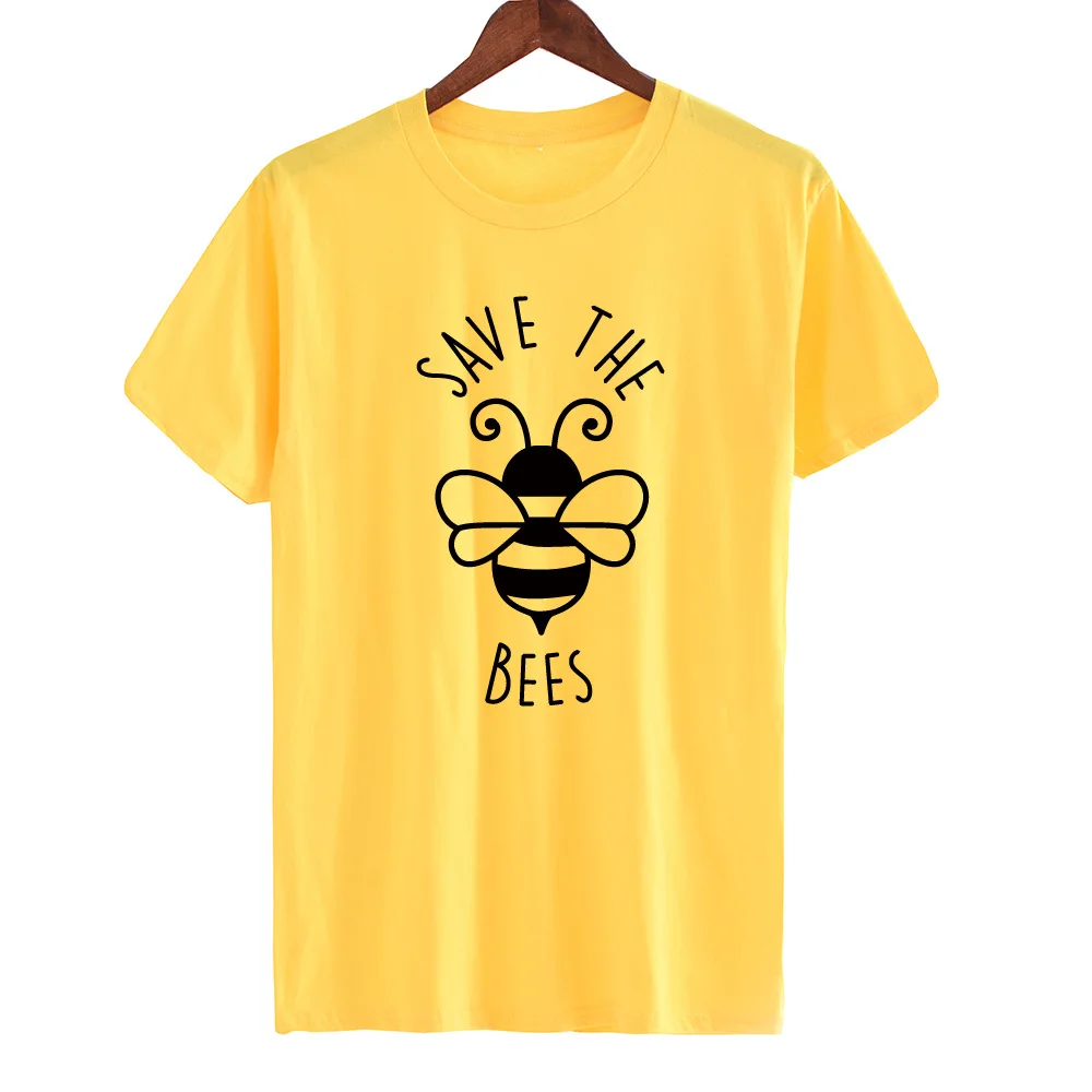 

Hillbilly Women Save The Bees Funny tshirt 2018 Summer Top Clothing Plus Size Cotton Harajuku Trendy T shirt Women Kawaii Brand