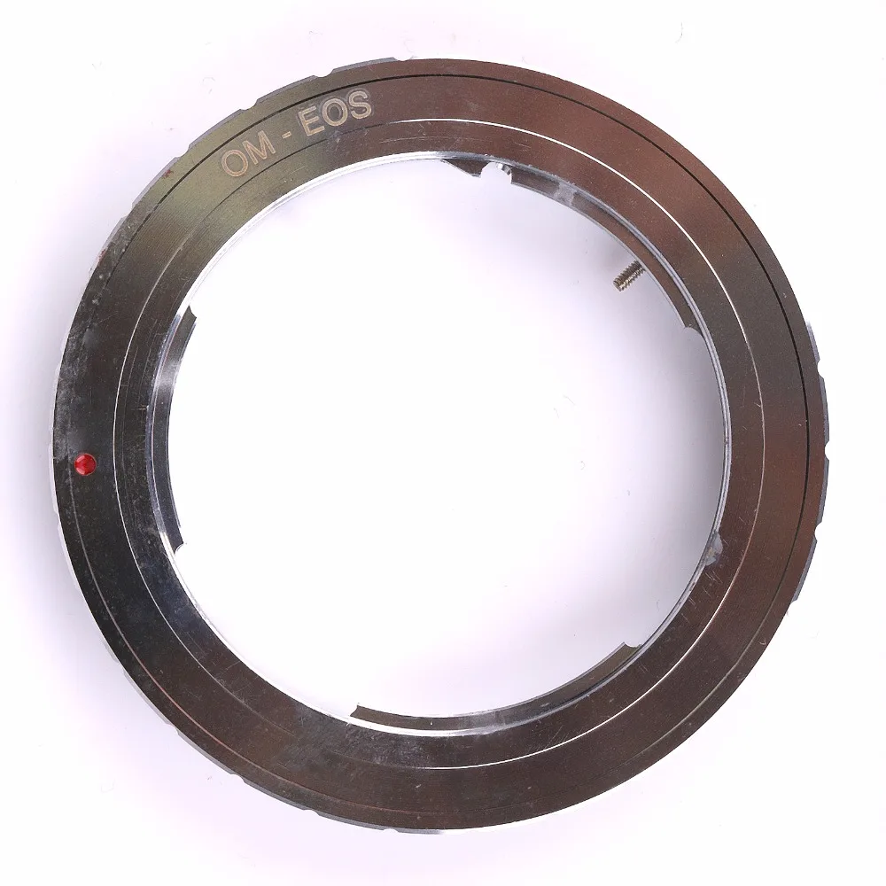 Новое серебряное переходное кольцо для объектива Olympus серии OM для камеры Canon EF серия переходное кольцо OM-EOS