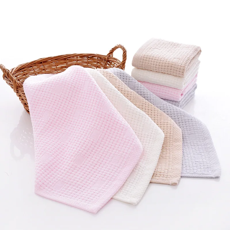 

New Style 35*35cm Square Luxury Soft Cotton Face Hand Cloth Knitted Towel Cleaning Bathroom Quick-Dry Towels for Handkerchief