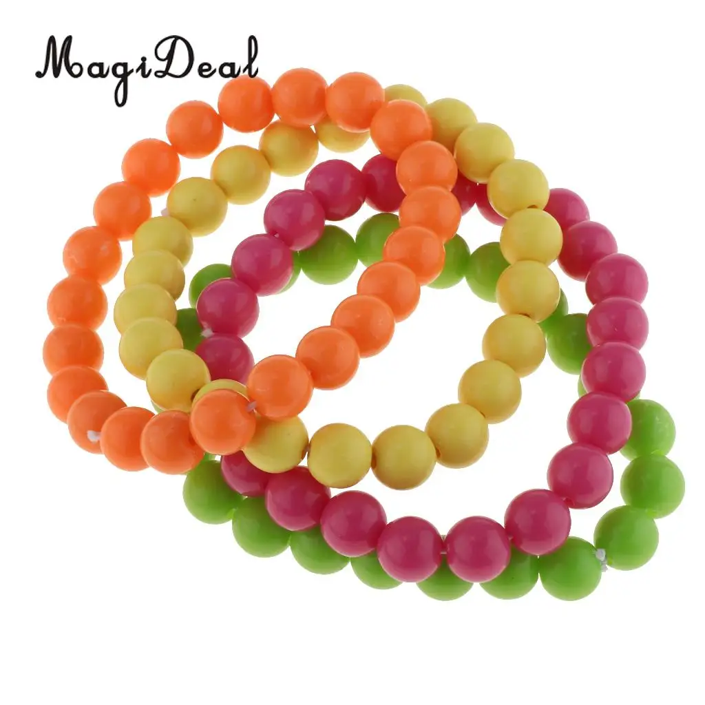 Bracelet Large Neon Metal Bracelet 1980/'s Fancy Dress Neon Bracelets