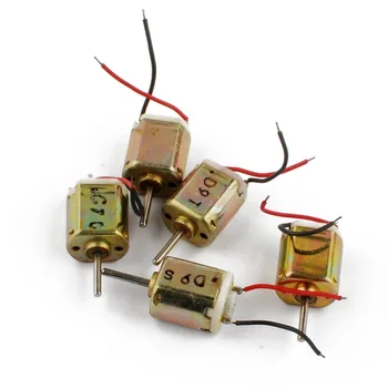 

Low price!! 20pcs 6.5x8mm High speed DC micro Motor 3V 90mA 44000RMP with cable mini motor free shippnig