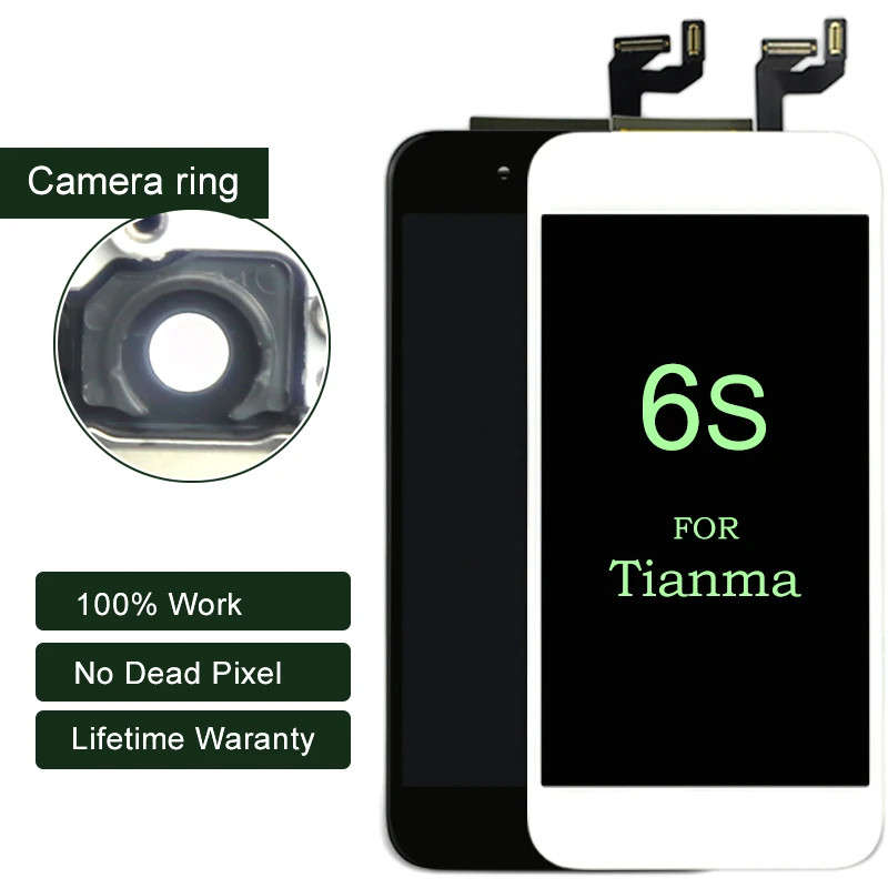 

10PCS For iPhone 6S LCD Display For Tianma Quality With Touch Screen None Spot For iphone LCD With 3D Touch Mobile Phone Screen