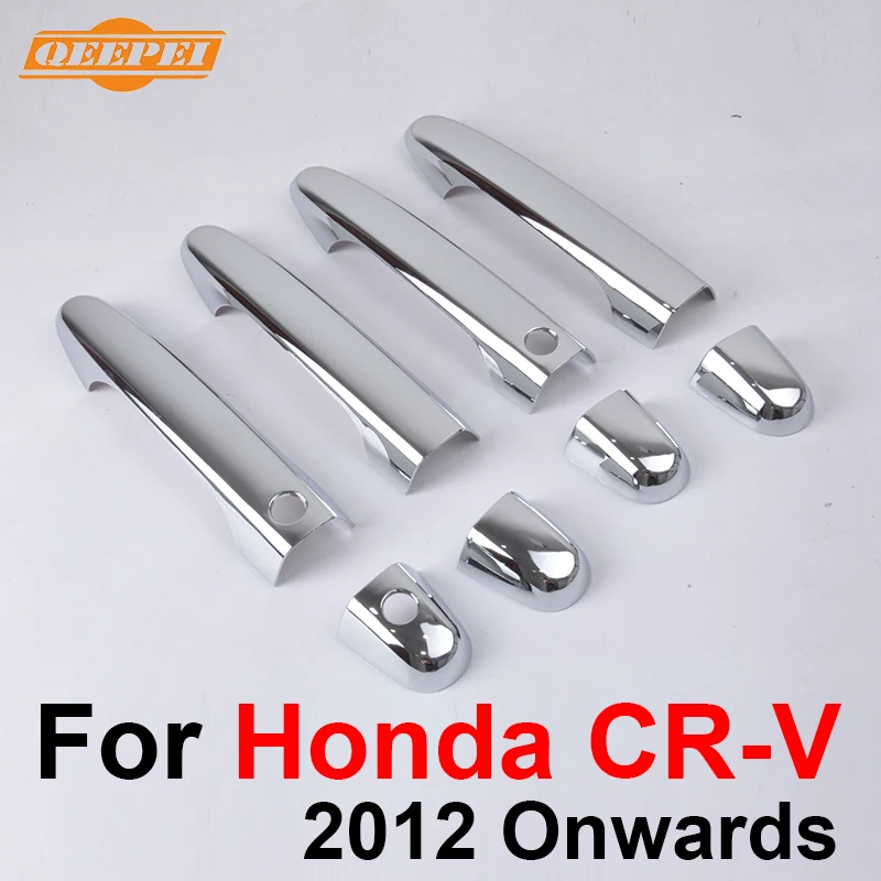 QEEPEI 8PCS Exterior Door Handles Cover For Honda CR V 2012 2013 2014