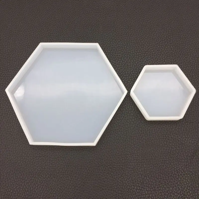 3D гладкая силиконовая форма зеркальная геометрическая форма Шестигранная поделка DIY Изготовление ювелирных изделий Торт помадка формы для эпоксидной смолы инструменты для изготовления шоколада