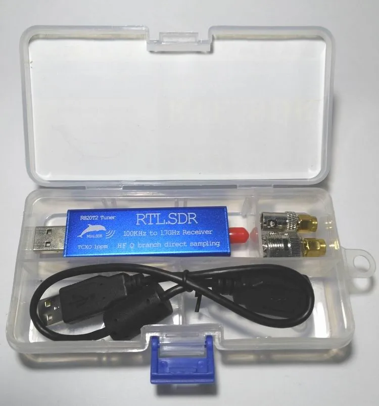 RTL2832U+R820T2 0.1MHz-1.7GHz TCXO ADSB UHF VHF HF FM RTL.SDR USB Tuner Receiver RTL2832U+R820T2 0.1MHz-1.7GHz TCXO ADSB UHF VHF HF FM RTL.SDR USB Tuner Receiver