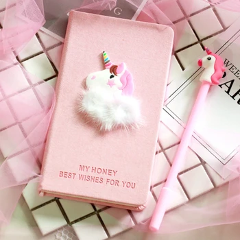 

Unicorn Journal Gel Pens Set Lovely Birthday Gifts for Girls of All Ages pike notebook for girl women