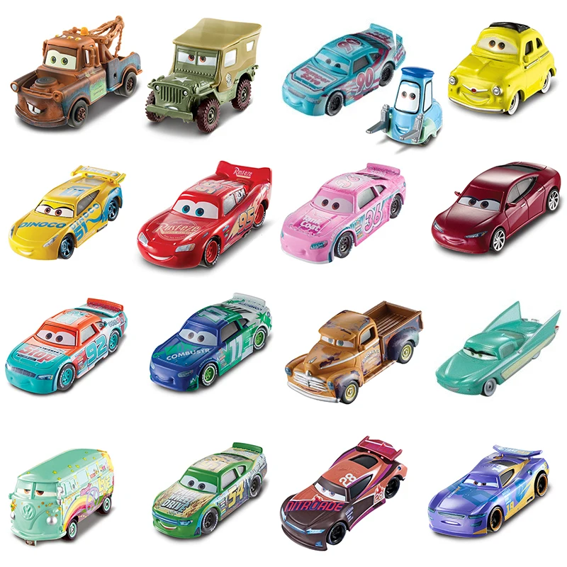 Disney Pixar Cars 3 игрушки Молния Маккуин Джексон Шторм Мастер Мак Крус Diecast металлического сплава модели автомобилей Рождественский подарок для мальчиков