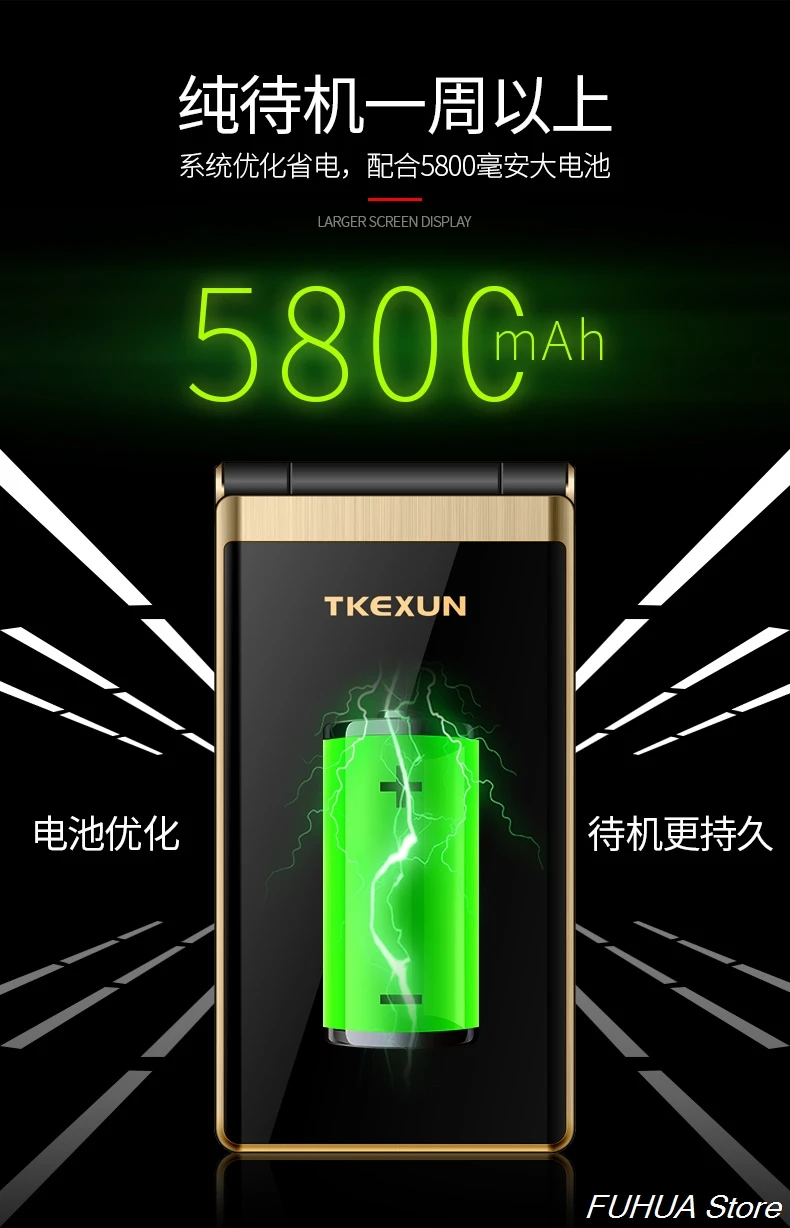 3g WCDMA флип-телефон TKEXUN M2 PLUS 3,0 ''большой ключ шрифт сенсорный экран мобильный телефон один ключ циферблат старый человек Celulares PK G10 FM