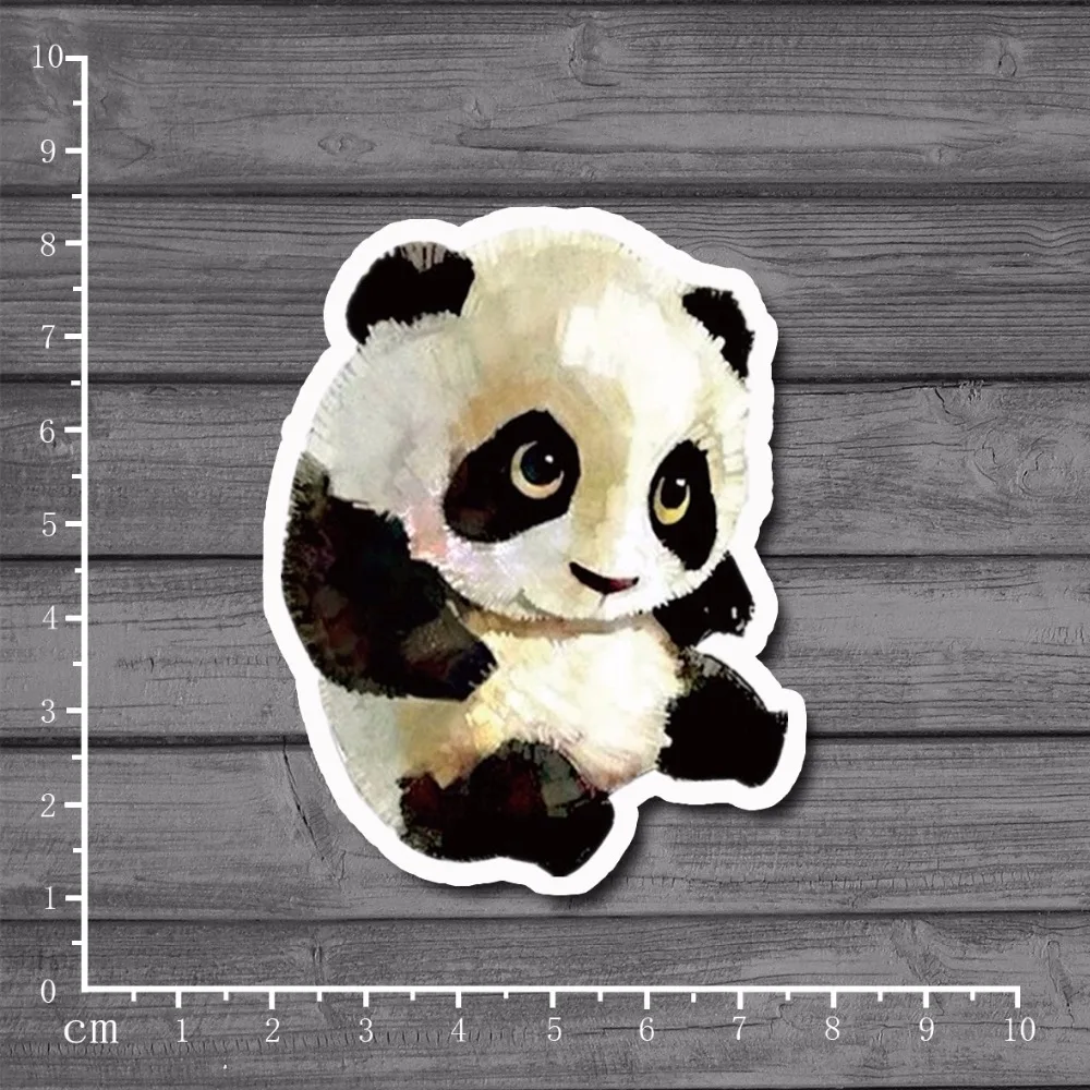 

Cute panda bowls Laptop Notebook Skin Stationery Stickers Snowboard Luggag Styling Decal For kid Toy Suitcase Stickers[single]