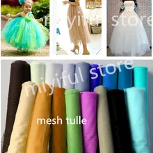 Будьте уверены в покупке! Различные смешанные цвета нейлон супер мягкая сетка девчачья тонкая тюль сетка чистая ткань для DIY свадебная ткань пачка бальное платье