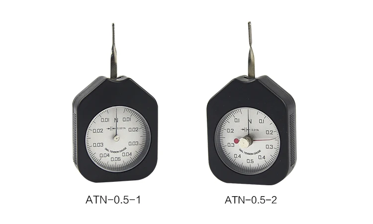 0.5N датчик контроля натяжения с циферблатом измеритель напряжения одиночный указатель(ATN-0.5-1) tensiometro