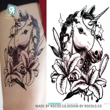MC-697/2016 Newest big tattoo waterproof temporary horse tattoo design online shop tattoo accesories