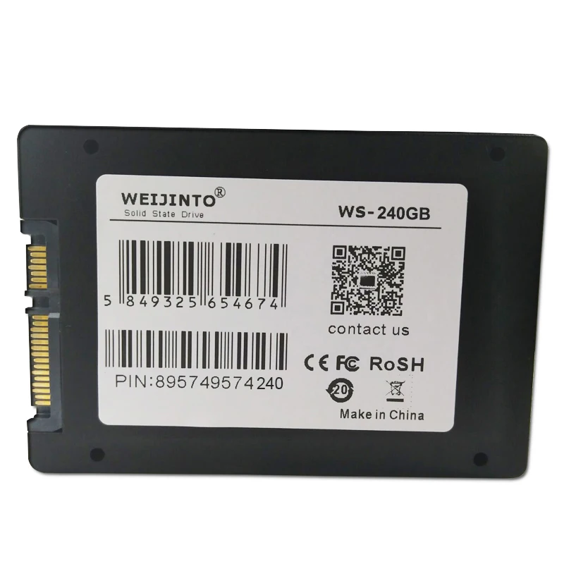 WEIJINTO SSD 1 ТБ 960GB 720GB 512GB 480GB 360GB 256GB 240GB 128GB 120GB 2,5 GB Дюймов Внутренний твердотельный Настольный Ноутбук