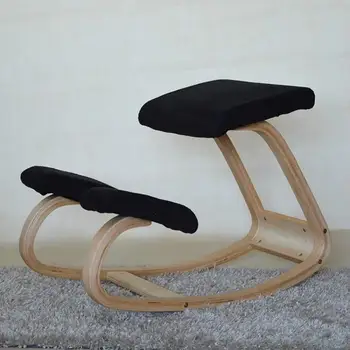 

Original Ergonomic Kneeling Chair Stool Home Office Furniture Ergonomic Rocking Wooden Kneeling Computer Posture Chair Design
