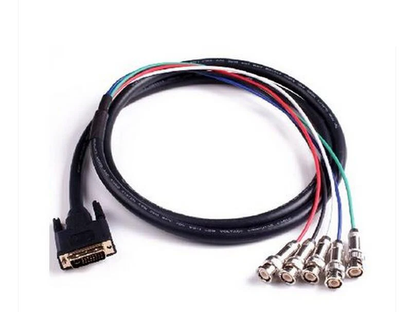 1M DVI to 5BNC DVI 24 + 5 to 5 RGB DVI cable DVI torque transfer RGBHV