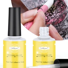 FULL BEAUTY – Colle pour ongle de 15ml pour parfaite manucure, glue pour nail art, accessoire pour transfert de feuille autocollante, adhésif vernis pour papier avec impression, SA947