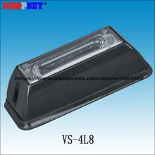 VS-4L8 светодиодный гриль светильник s, линейно-6 3W светодиодный 18 флэш-памяти, водонепроницаемый, светодиодный поверхностного монтажа мерцающий Предупреждение мигающий светильник