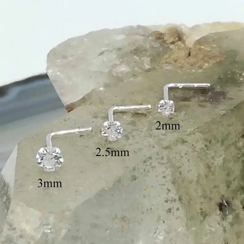 

1pc Trendy Nose Ring Stud Piercing Nose Jewelry Body Jewelry for Women Accessories Clip