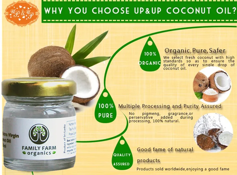 35 мл натуральное кокосовое масло холодного отжима пищевое кулинарное масло пищевой Чистый Экстракт базовое масло для кожи для волос