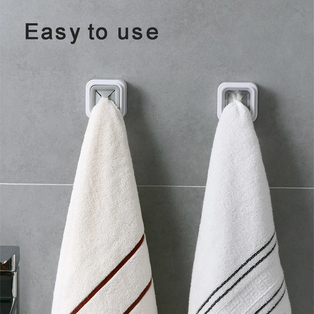 

1PCS Convenient Kitchen Storage Hooks Washing Cloth Hanger Towel Hooks Sucker Wall Window Bathroom Tool Robe Hooks