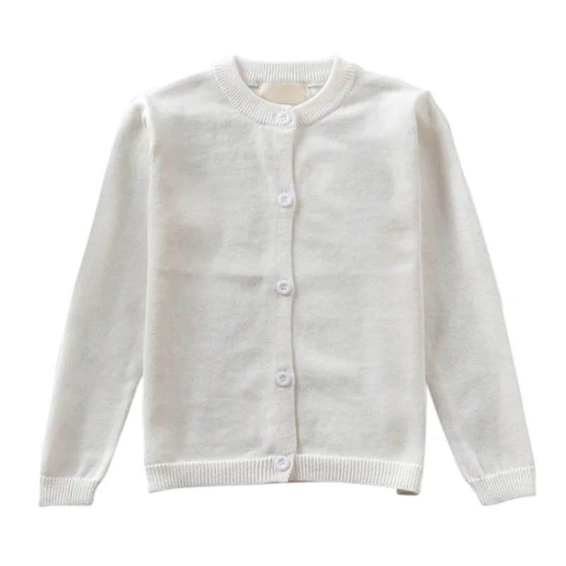 

Kids Sweaters Boy Sweater For Girls Candy Color Knitted Cotton Outerwear Cardigan Menina hot sale