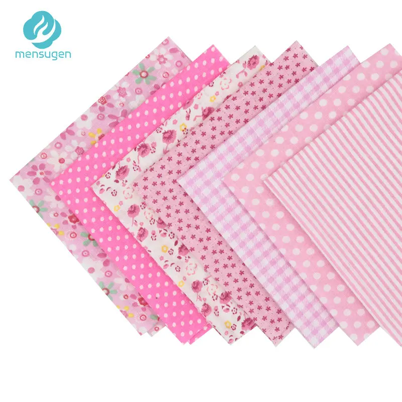 7 pcs/lot 25cm*25cm or 50cm*50cm Printed Cotton Fabric for Patchwork Quliting Scrapbook Material Sewing Telas Tilda Doll Cloth
