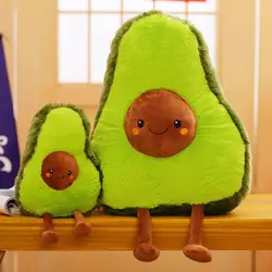 Творческий мультфильм овощи и фрукты плюшевые куклы здоровье еда имитаяция Подушка авокадо кукла