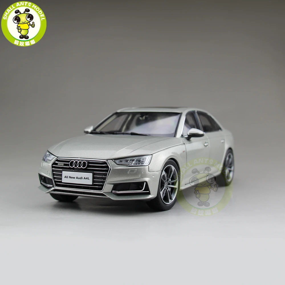 1/18 A4L A4 modèle de voiture en métal moulé sous pression jouet fille enfants garçon cadeau Collection argent