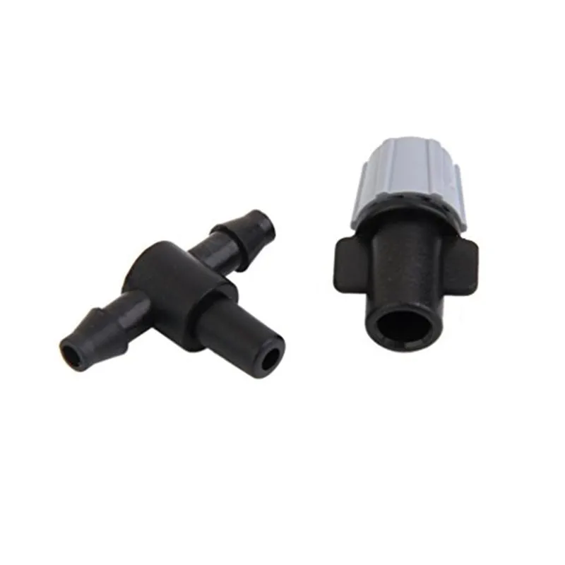 20pcs Sprinkler Heads Nozzle + Tee joints for Misting Watering Irrigation Irrigation Sprinkler Heads Garden Supplies (1)
