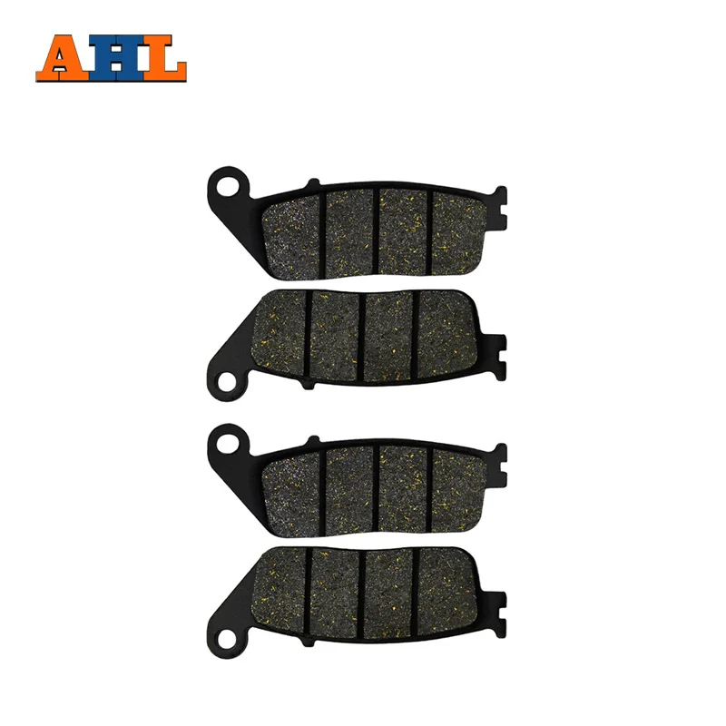 

AHL 2 Pairs Motorcycle Front Brake Pads for HONDA CBR400 Tri-Arm / Gull Arm 1987-1994 Black Brake Disc Pad