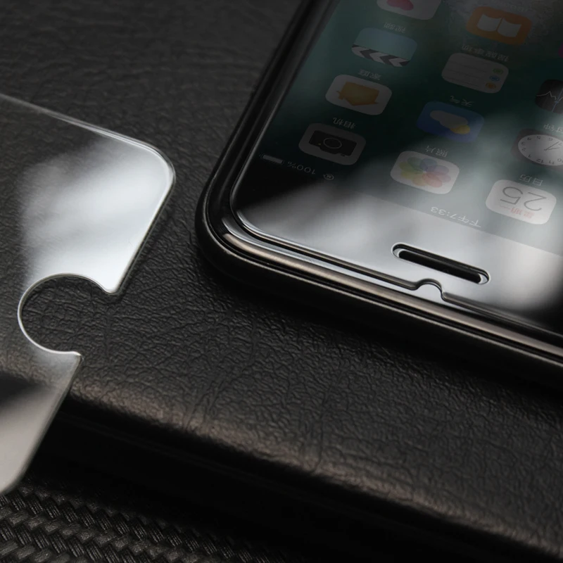Ультратонкое закаленное стекло для iphone 6 6S Plus 7 8 X 0 15 мм 2.5D Защитная пленка экрана