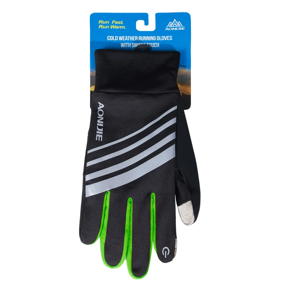 AONIJIE M51 зимние спортивные ветрозащитные флисовые перчатки унисекс с сенсорным экраном для бега, бега, пешего туризма, велоспорта, катания на лыжах и велосипеде