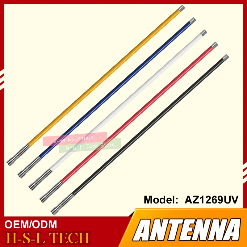 UHF-M Connector Mobile Radio Antenna Dual Band UHF/VHF 144/430Mhz High Gain Car Radio Aerial Antenna For Communication