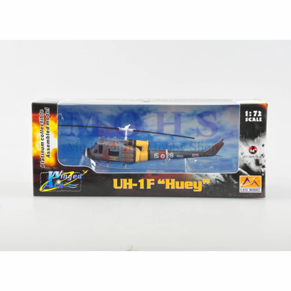 

EASYMODEL scale model 36920 1/72 scale helicopter UH-1F assembled model plane finished model HUEY helicopter
