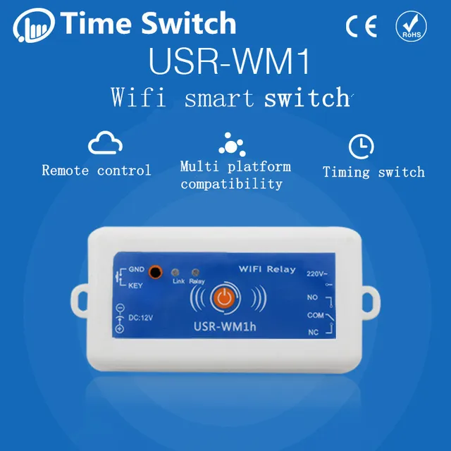 Smart Home USR WM1h Wireless Remote Control Light Switch Domotica Wifi Relay Switch 220V Phone Control