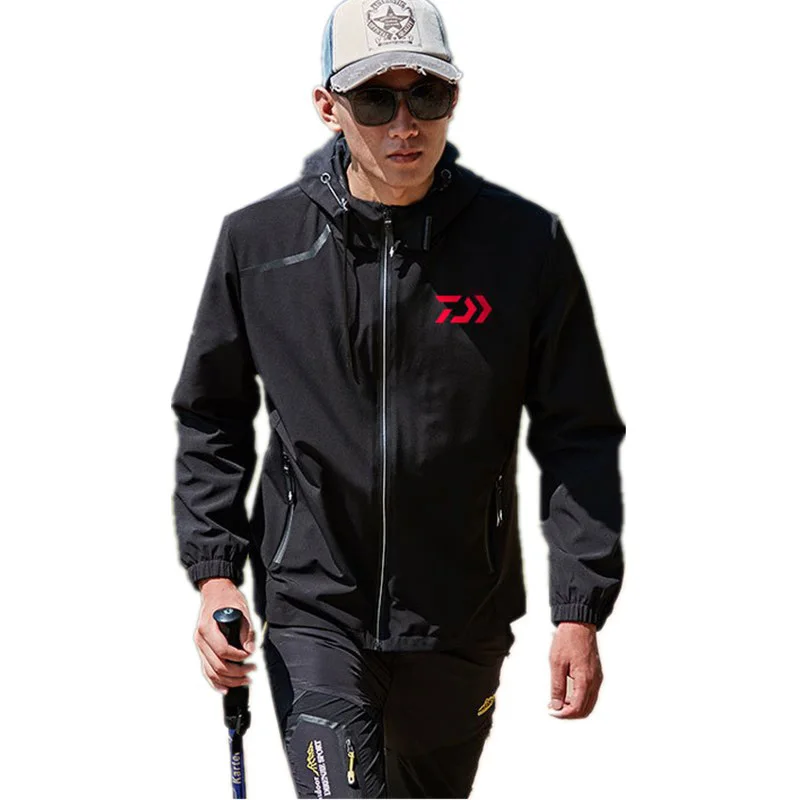 

2019 Autumn DAIWA Fishing Jacket Soft Shell Fishing Shirt Men Fishing Suit Coat Waterproof Breathable Lightweight Daiwa Jacket