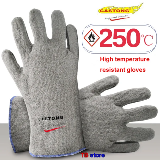CASTONG 250 degrees High temperature resistant gloves Comfortable