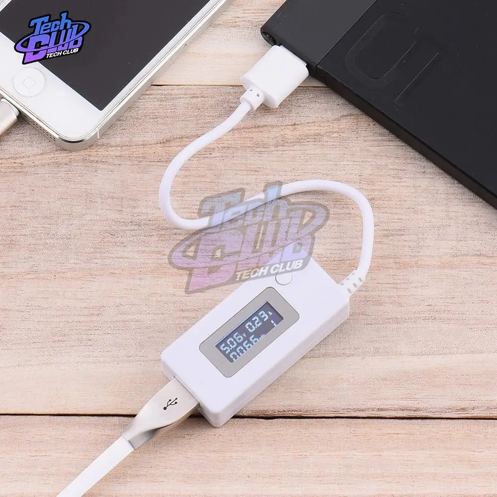 

3V-7V LCD USB Detector Voltmeter Ammeter Mobile Power Charger Capacity Tester Meter Voltage Current Charging Monitor 3-7V