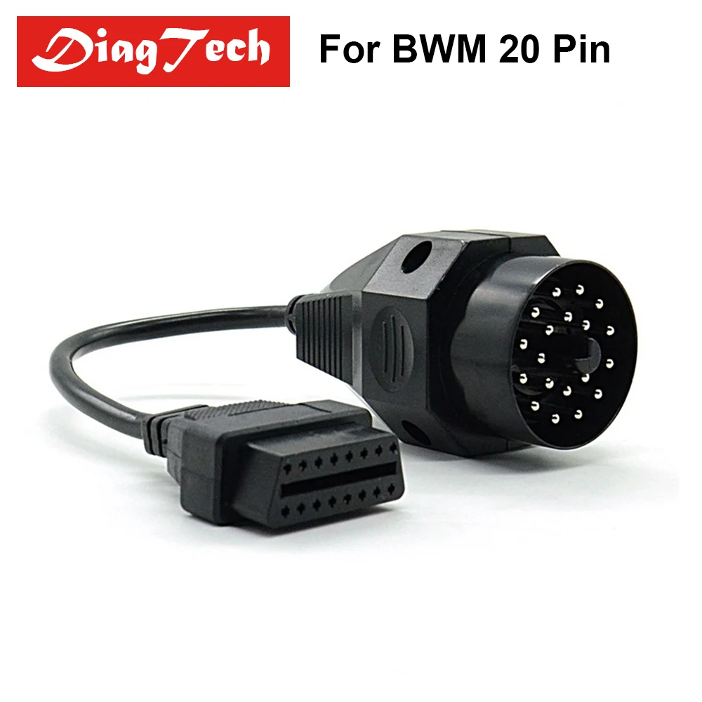 Best качество для BMW 20 pin OBD2 Кабель-адаптер для BMW 20 ODB разъем для OBD II разъем e36 e39 X5 Z3 для BMW 20pin