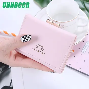 

Women Wallets Small Fashion Brand Leather Purse Women Ladies Card Bag For Women 2018 Clutch Women Female Purse Money Clip Wallet