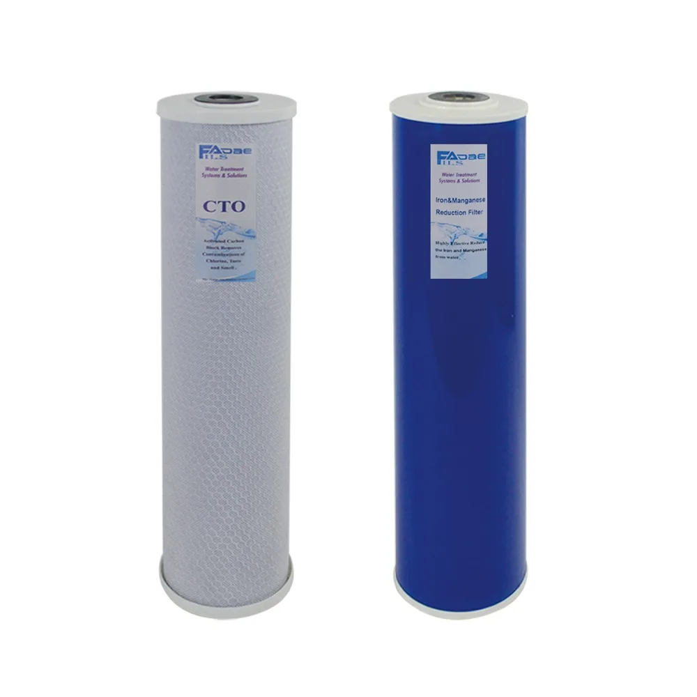 Replacement Filter Pack Carbon Block Iron Manganese Reduction