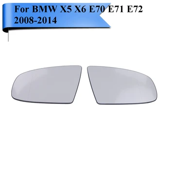

Left & Right Heated Door Wing Mirror Glass For BMW X5 X6 E70 E71 E72 2008 - 2014 Car Rearview Heating Mirrors #W106