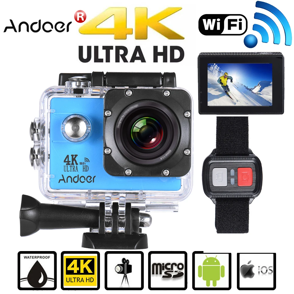 Buy Andoer 4K 16MP WiFi Action Sports Camera