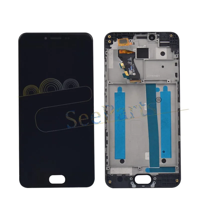 Meizu M3 LCD Display Touch Screen Digitizer Assembly M688Q M688C M688M M688U MEIZU M3 mini LCD With Frame Replacement (4)