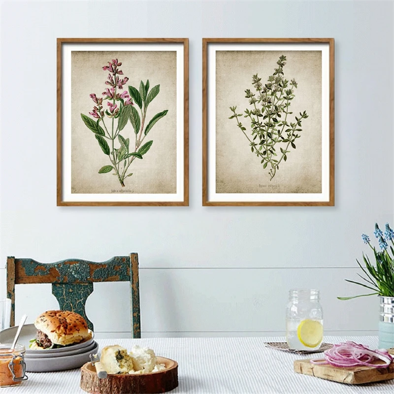 herb canvas print