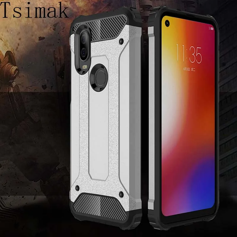 

Case For Motorola MOTO One Vision G7 G6 G5s G5 E5 Plus P30 Note P40 Power Z4 Play Phone Cover TPU+PC Silicone Armor Back Coque