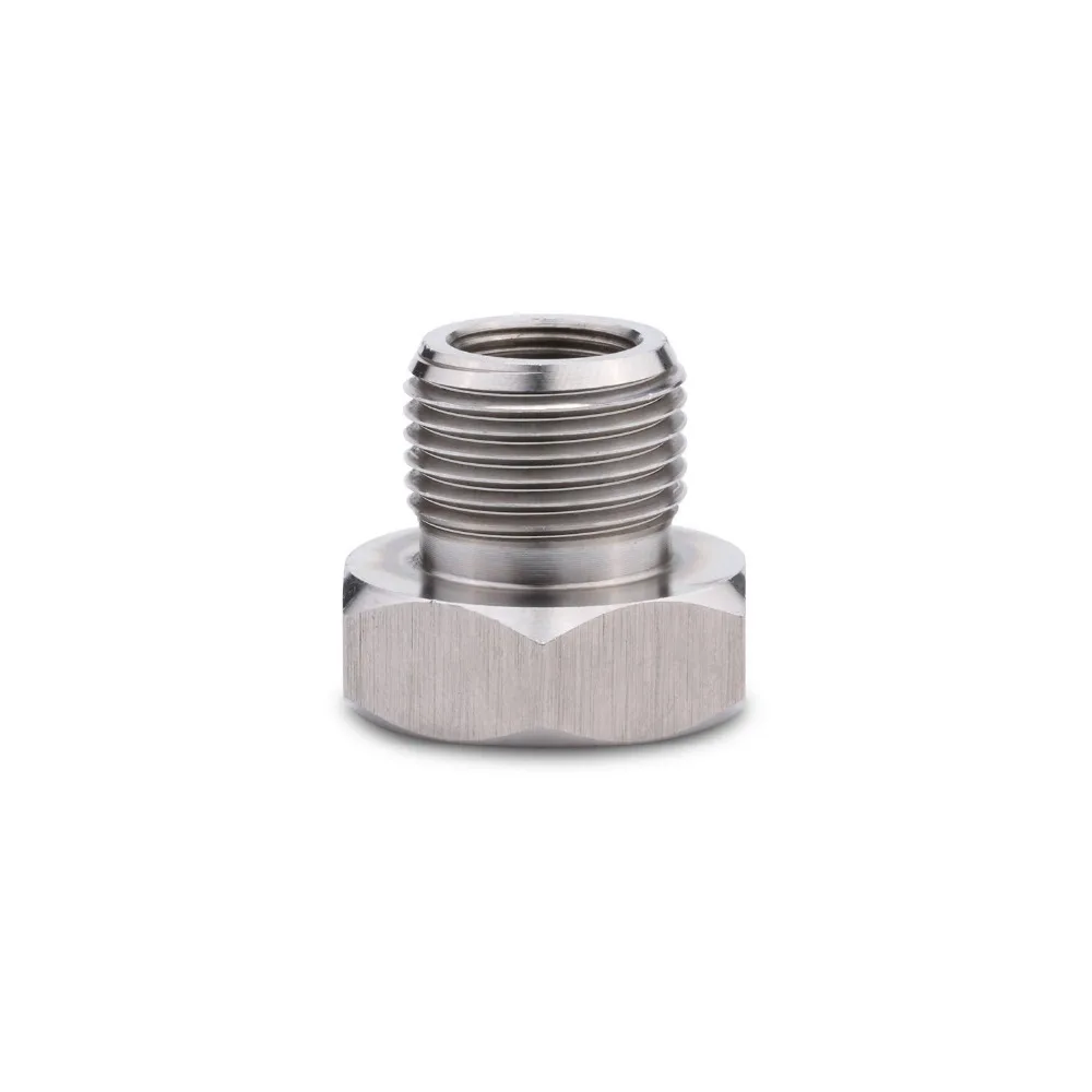 

5/8-24 to 13/16-16 Threaded Stainless Steel Automotive Oil Filter Adapter